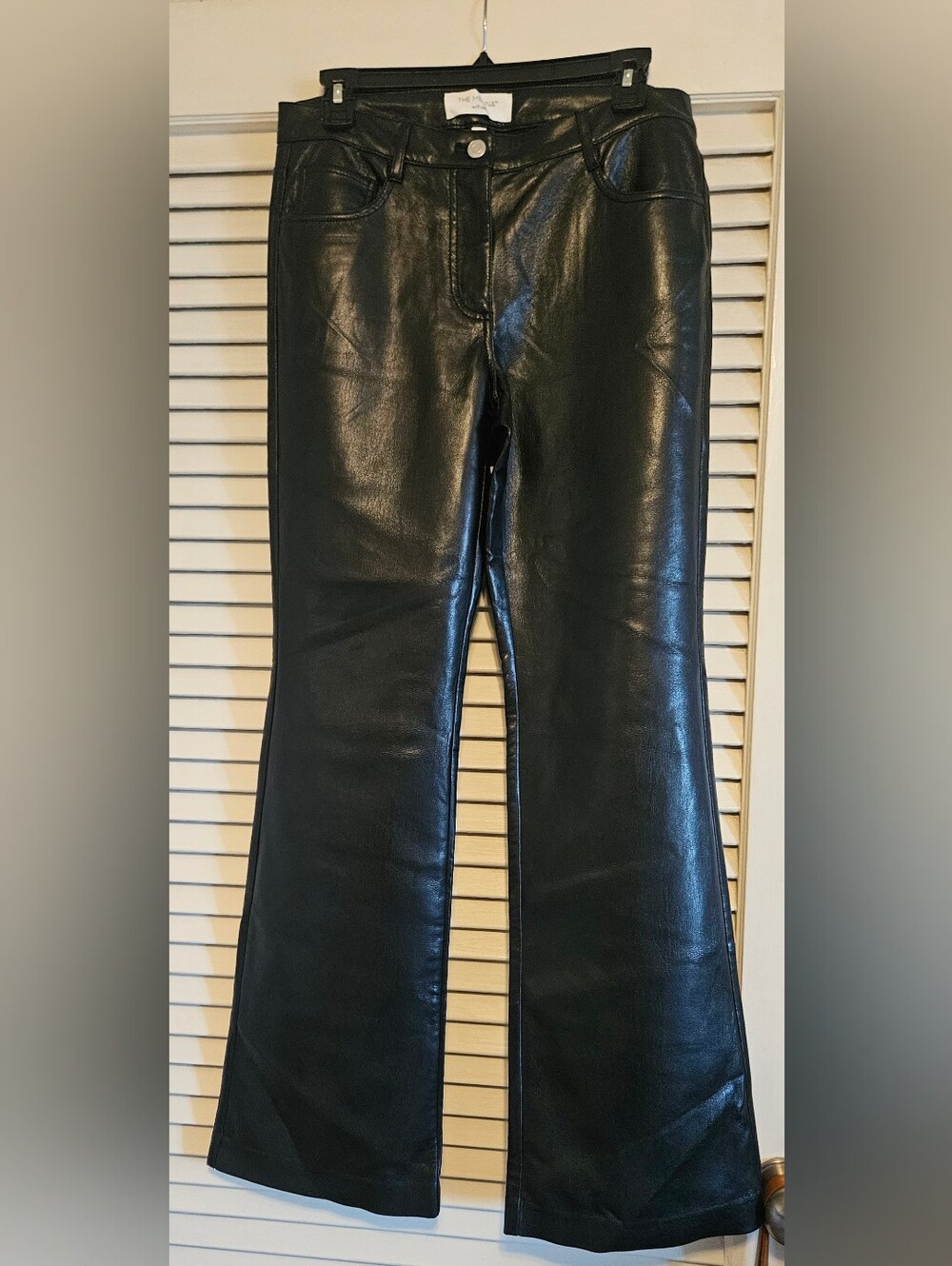 Wilfred The Melina Black Faux Leather Bootcut Pants